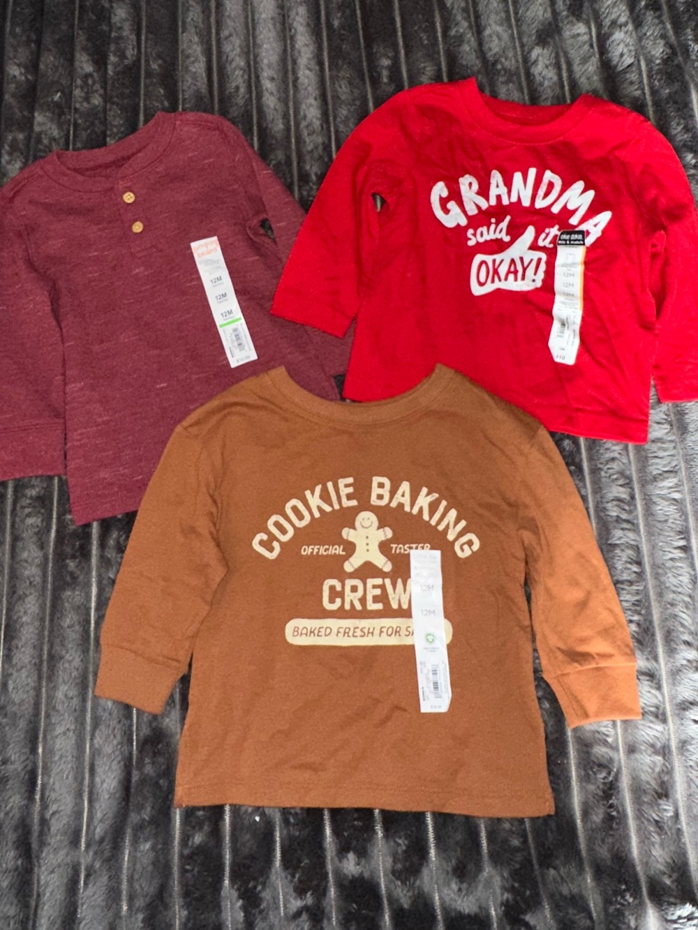 Baby boy long sleeve shirt bundle